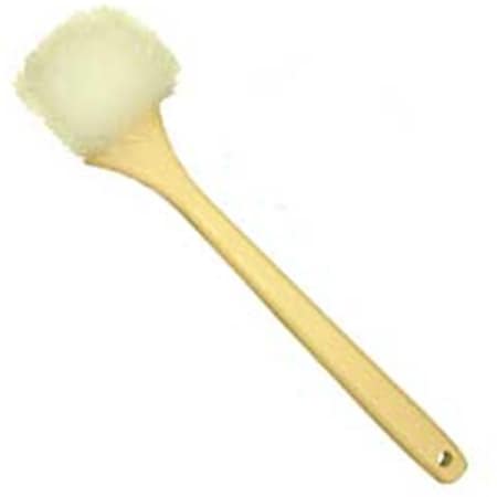 Pinpoint Utility Scrub Brush Nylon Bristles - Beige - 20 in. PI3025061